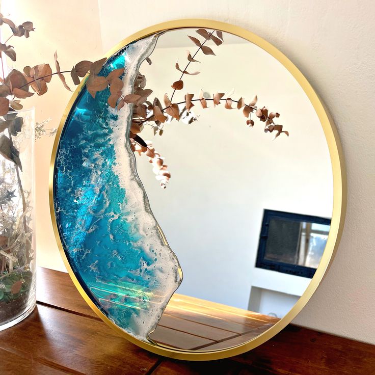 Resin mirrors